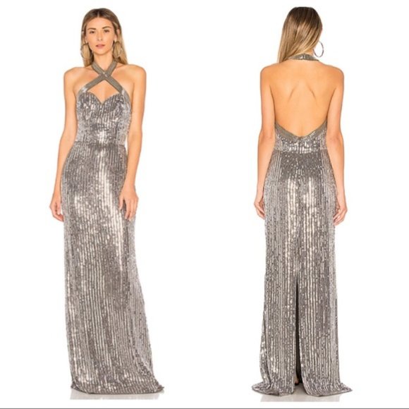 Parker black Dresses & Skirts - Parker Black Label Sophie sequin beaded maxi dress